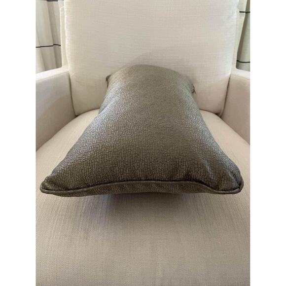 Designer Lumbar Pillow Cover And Down Insert - Picture 6 of 8